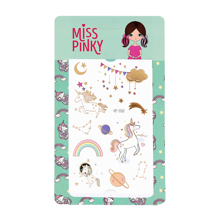 Татуировки переводные MISS PINKY 12 x 7,5 см