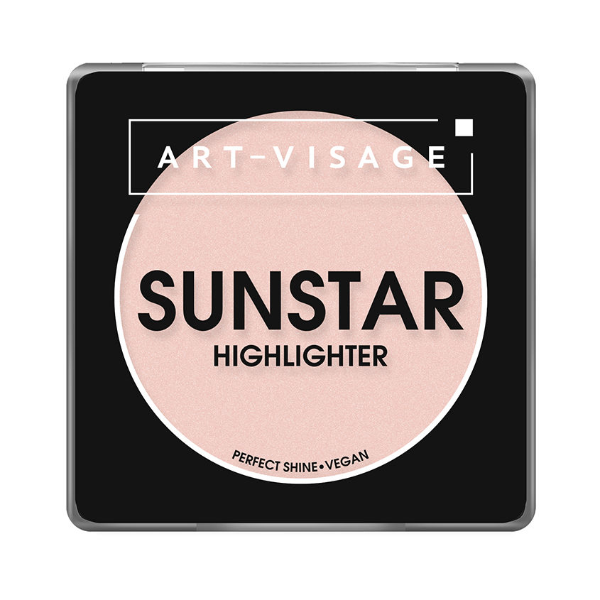   Подружка Пудровый хайлайтер ART-VISAGE SUNSTAR тон 102