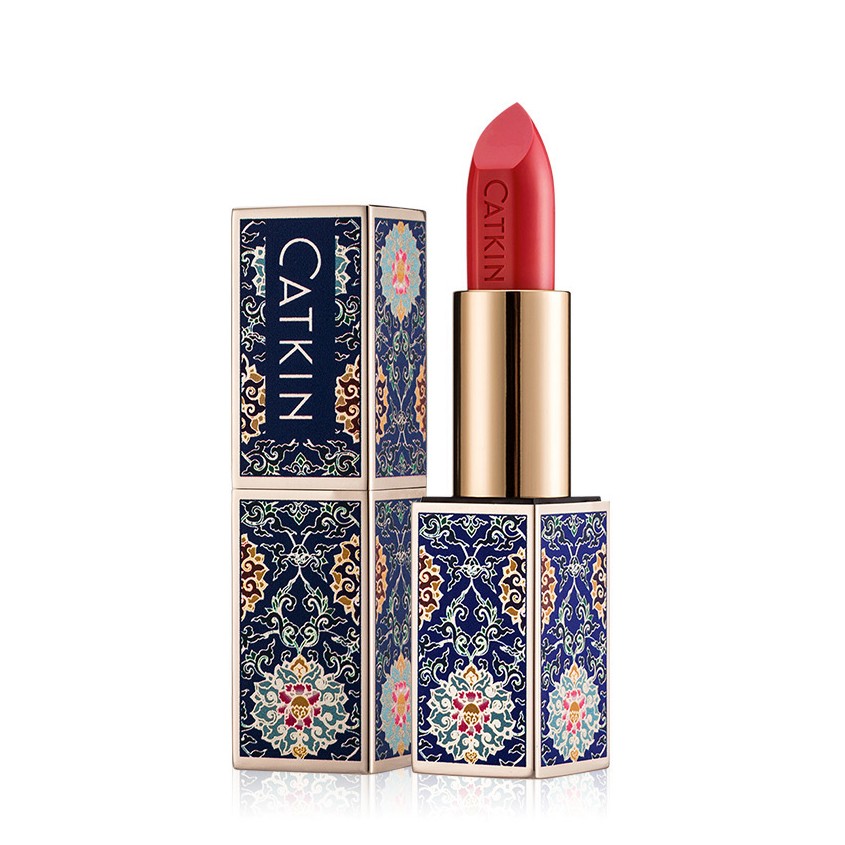 цена Помада для губ CATKIN MOISTURIZING LIPSTICK тон CO131 begonia увлажняющая