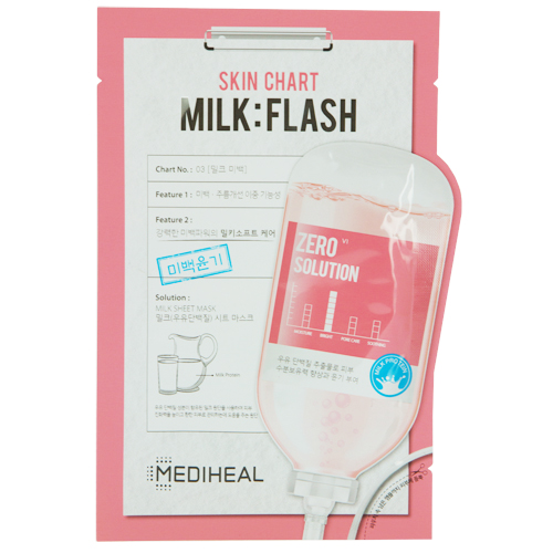 

Маска для лица MEDIHEAL SKIN CHART MILK:FLASH 25 мл