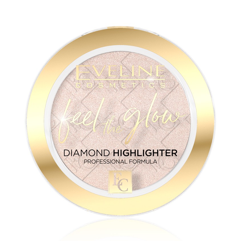 Хайлайтер для лица EVELINE FEEL THE GLOW тон 10 light diamond хайлайтер для лица eveline хайлайтер для лица feel the glow