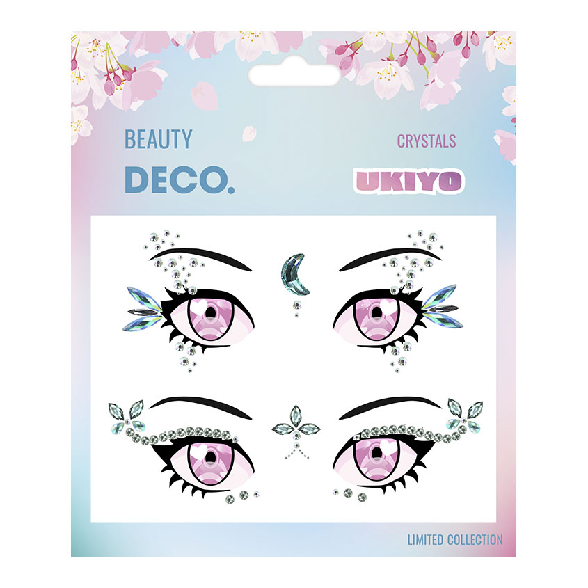 Кристаллы для лица и тела DECO. UKIYO by Miami Tattoos Summer Night