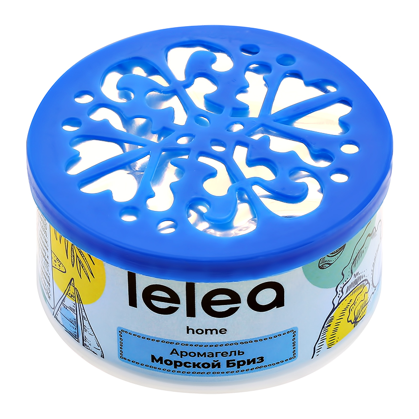 Ароматизатор воздуха гелевый LELEA Морской бриз 70 г ароматизатор lelea ароматизатор воздуха гелевый роза