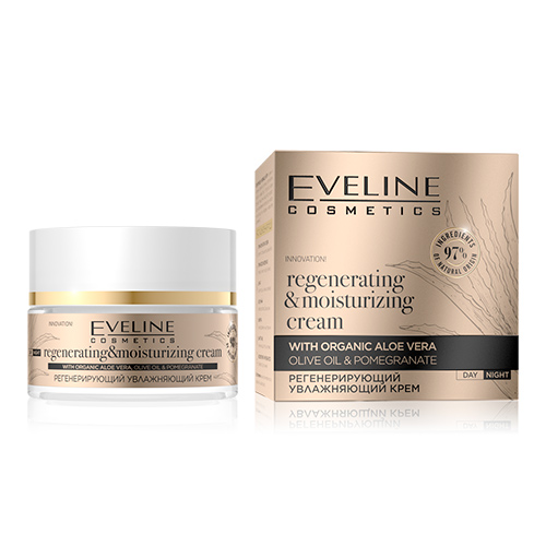 

Крем для лица EVELINE ORGANIC регенерирующий увлажняющий 50 мл