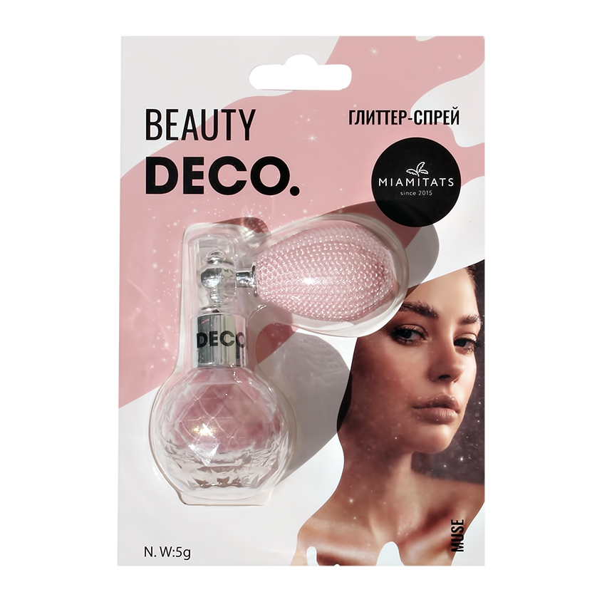 DECO. Глиттер-спрей для лица, тела и волос DECO. by Miami tattoos Muse