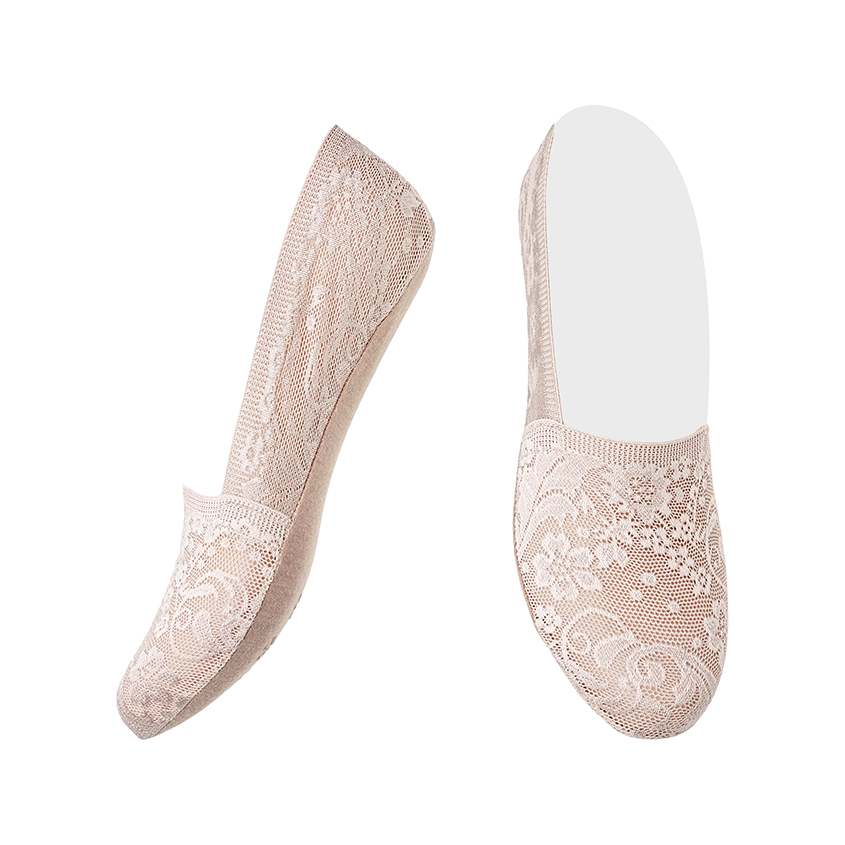 Подследники TRENDY LOOK BREATHABLE LACE коричневый one size