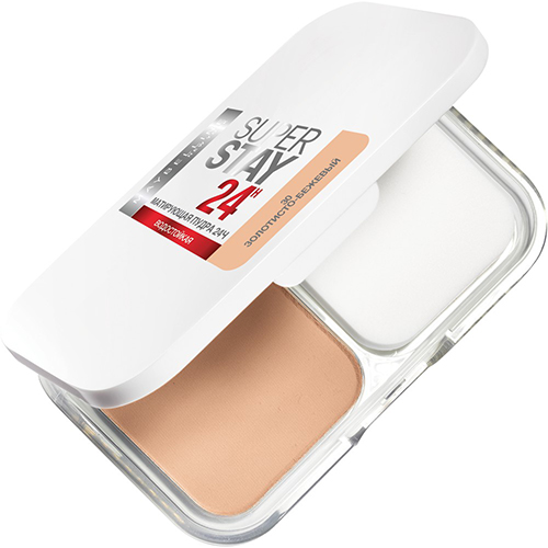 

Пудра компактная для лица MAYBELLINE SUPER STAY 24H тон 30 золотисто-бежевый