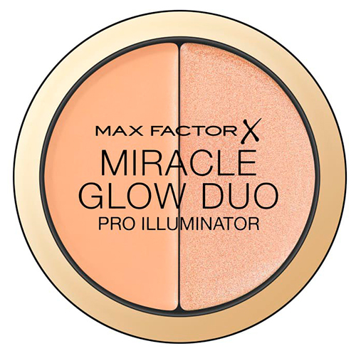 

Хайлайтер для лица MAX FACTOR MIRACLE GLOW DUO тон 20 medium
