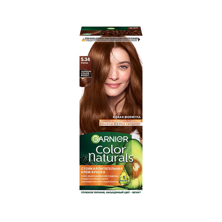 Краска для волос GARNIER COLOR NATURALS тон 5.34 Корица