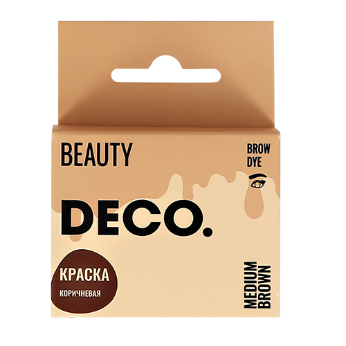 

Краска для бровей DECO. в саше с окислителем тон коричневый 3 мл