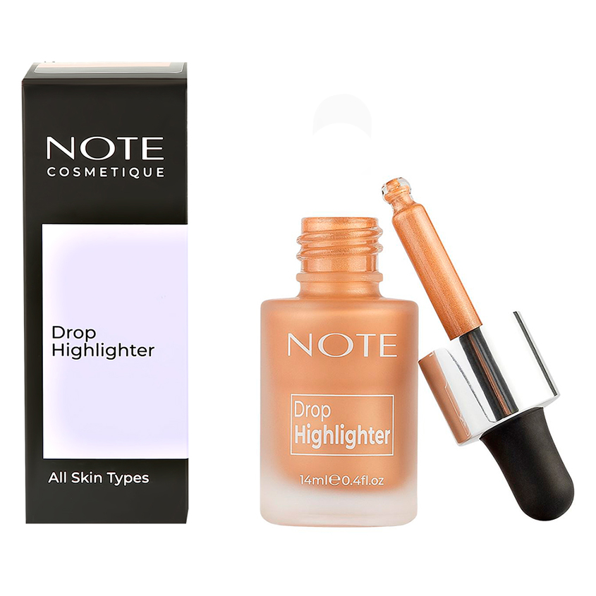 NOTE Хайлайтер для лица NOTE DROP HIGHLIGHTER жидкий тон 02