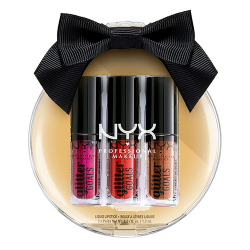 

Набор блесков для губ NYX PROFESSIONAL MAKEUP LOVE LUST DISCO 3 оттенка в елочном шаре