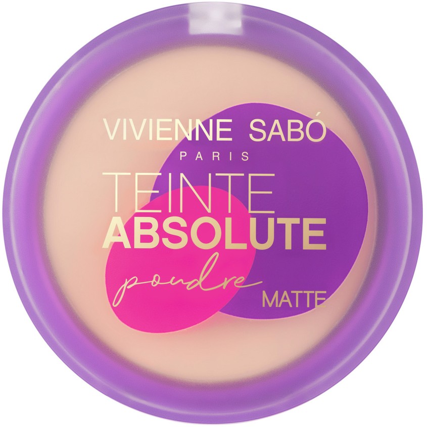 Пудра компактная для лица VIVIENNE SABO TEINTE ABSOLUTE MATTE матирующая тон 03