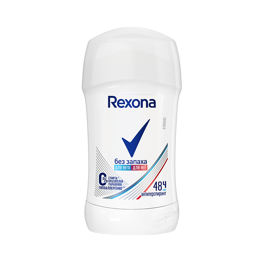 REXONA Део-стик жен. REXONA Без запаха 40 мл rexona део стик жен rexona прозрачный кристалл 40 мл