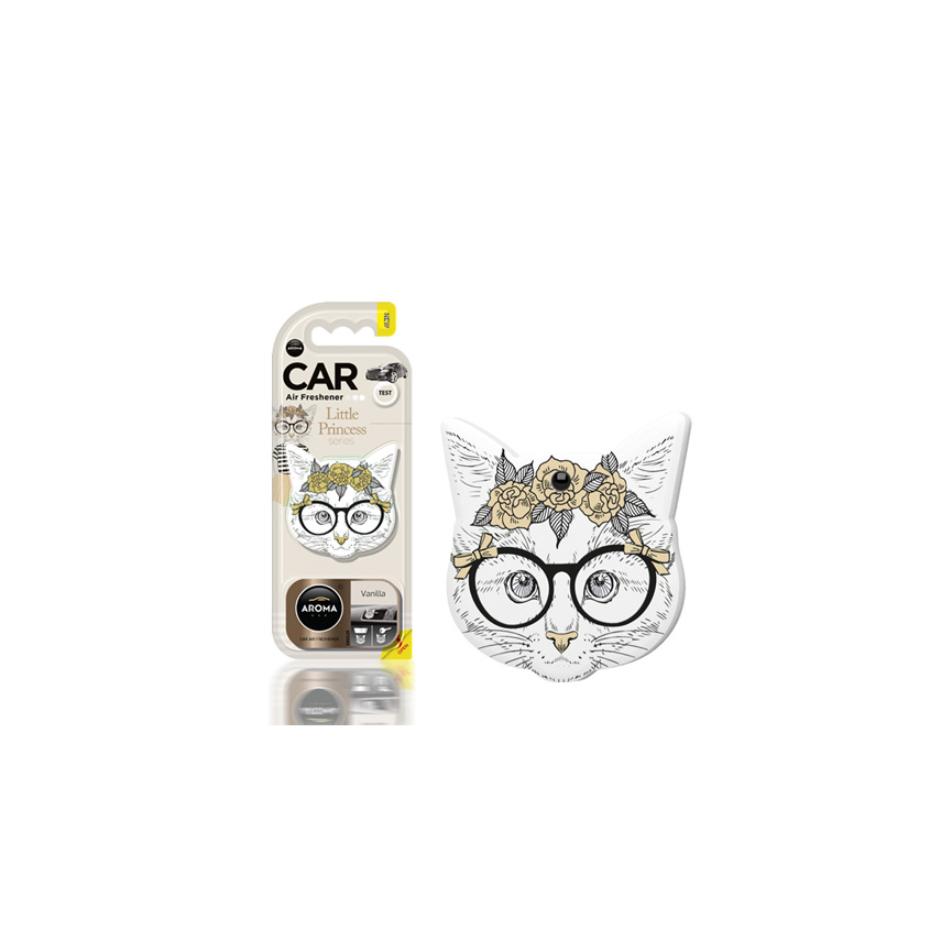 

Ароматизатор для машин AROMA CAR LITTLE CAT PRINCESS Vanille 10,5 г
