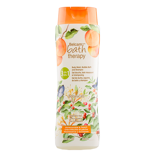 

Гель для душа, пена для ванны, шампунь для волос BATH THERAPY BOTANICALS 3 в 1 Жимолость и персик 500 мл