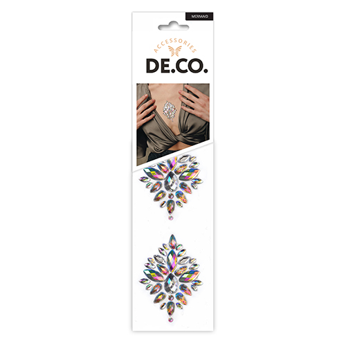 

Кристаллы для лица и тела DECO. CRYSTALS by Miami tattoos Mermaid