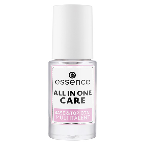 Базовое и верхнее покрытие для ногтей ESSENCE BASE  TOP COAT MULTITALENT all in one care ухаживающее 8 мл