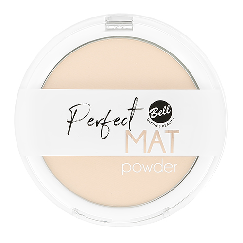 цена BELL Пудра компактная для лица BELL PERFECT MAT POWDER тон 01 фиксирующая, матирующая