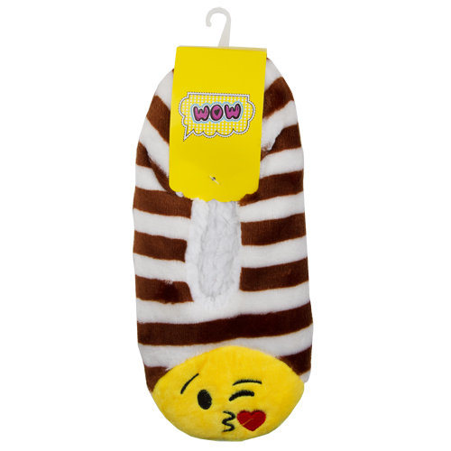 

Тапочки SOCKS SMILE коричневые, one size