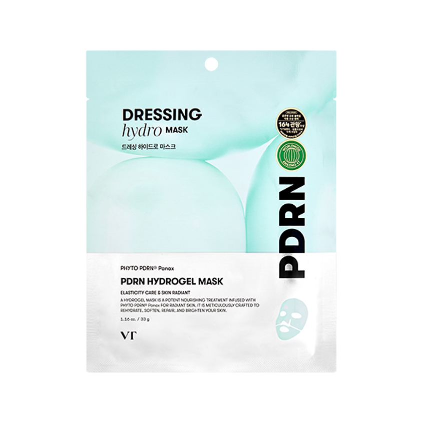 Маска для лица `VT` PDRN гидрогелевая для упругости кожи с ПДРН 33 г