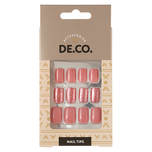 

Набор накладных ногтей DE.CO. OMBRE nude pink 24 шт + клеевые стикеры 24 шт