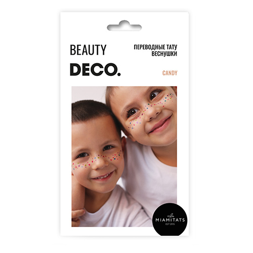 

Набор переводных тату-веснушек DECO. by Miami tattoos Candy