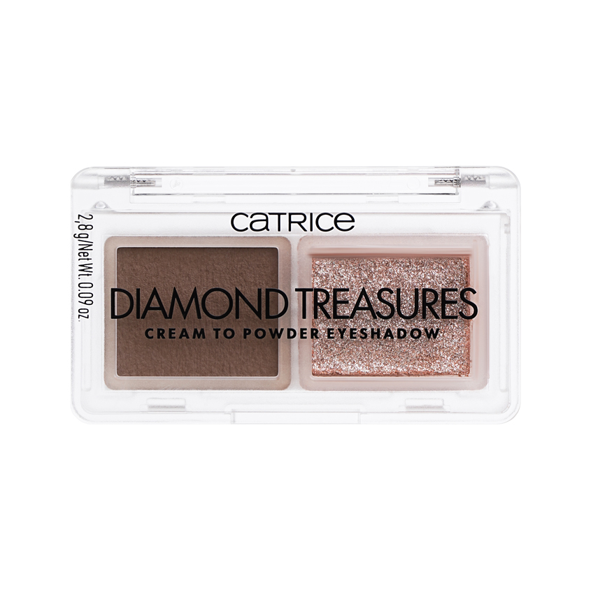 Палетка теней для век CATRICE DIAMOND TREASURES тон 010 Hazel spark