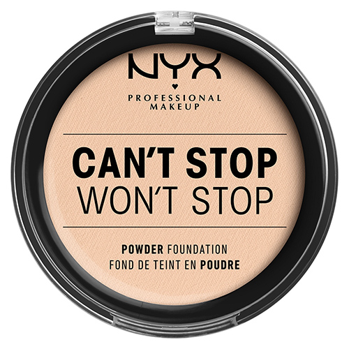Крем-пудра для лица `NYX PROFESSIONAL MAKEUP` CAN`T STOP WON`T STOP компактная тон Light ivory