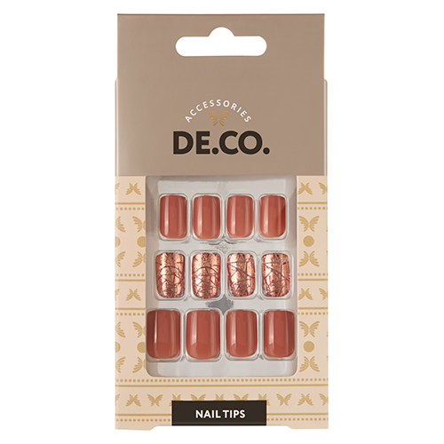 

Набор накладных ногтей DE.CO. OMBRE bronze mix 24 шт + клеевые стикеры 24 шт