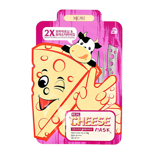 

Маска для лица MJCARE CHEESE с сырным ферментом увлажняющая, для сияния кожи 25 г