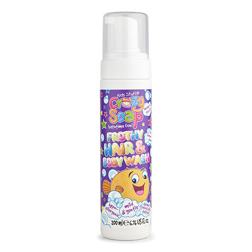 Мусс-пена KIDS STUFF CRAZY SOAP 2 в 1 детская 200 мл