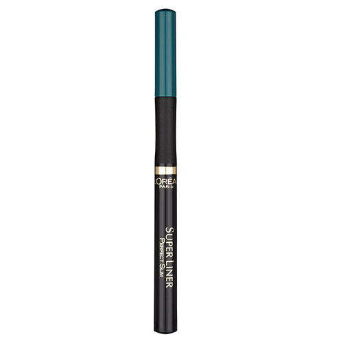Подводка-фломастер для глаз `LOREAL` SUPER LINER PERFECT SLIM тон зеленый