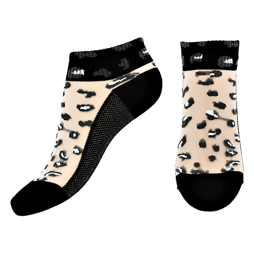 

Носки женские SOCKS LEOPARD капрон black р-р единый
