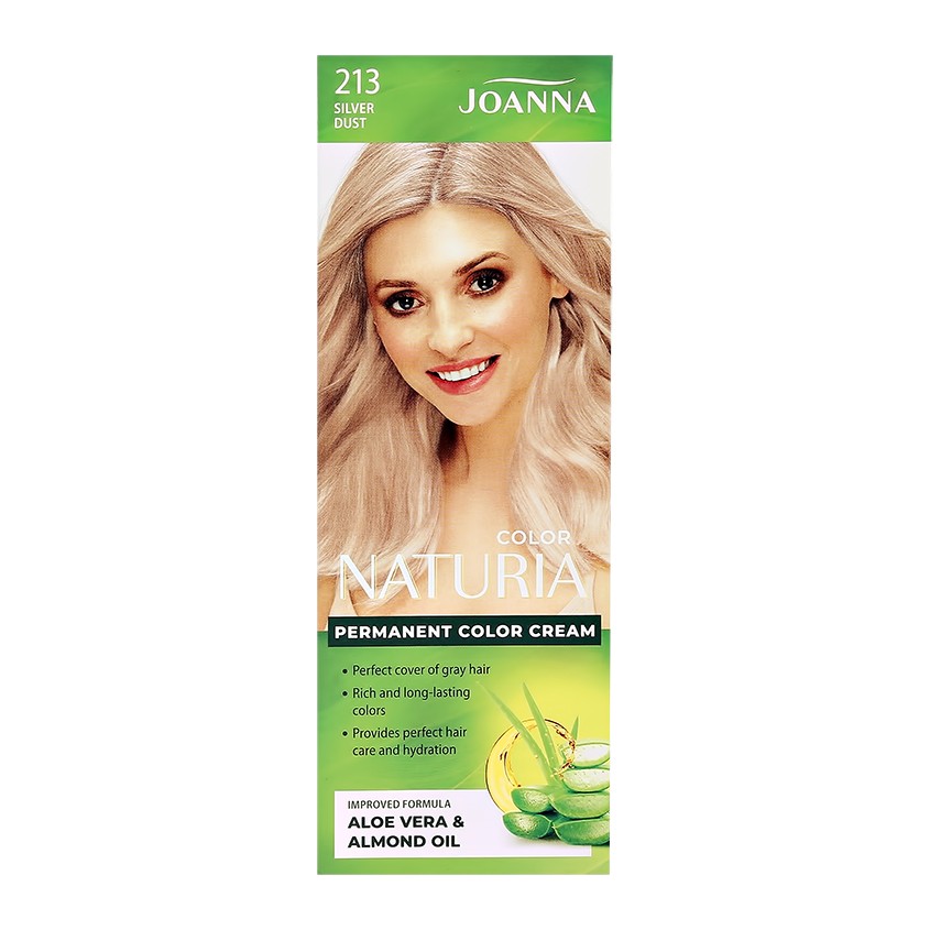 Краска для волос JOANNA NATURIA COLOR тон 213 Серебряная пыль joanna краска для волос joanna naturia color тон 243 черная сирень