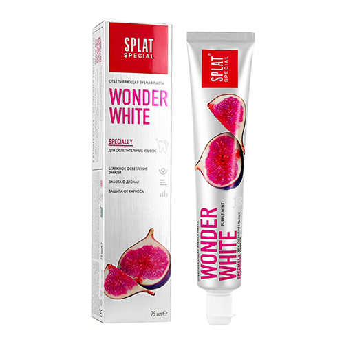 

Паста зубная SPLAT SPECIAL Wonderwhite отбеливающая с инжиром 75 мл