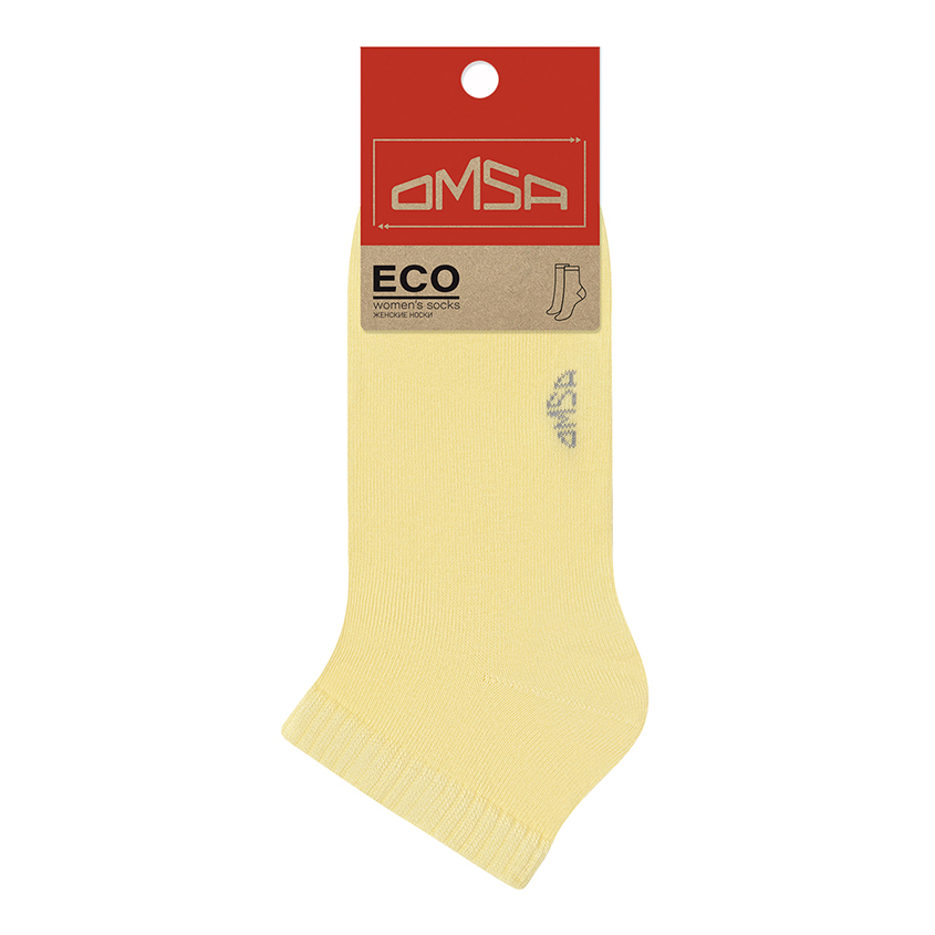 Носки женские `OMSA` ECO укороченные Lemon 39-41