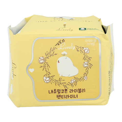 

Прокладки ежедневные NATURAL COTTON LIVELY ультратонкие дышащие 20 шт