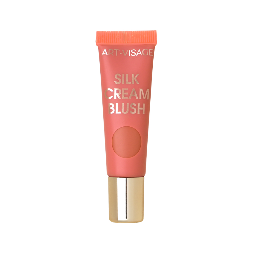 Румяна для лица ART-VISAGE SILK CREAM BLUSH кремовые с сатиновым финишем тон 432 Светло-розовый