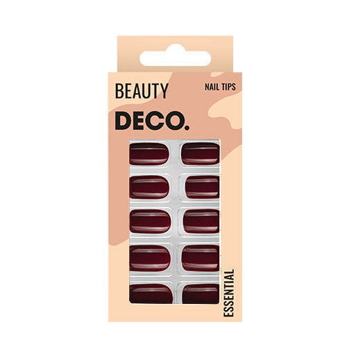 

Набор накладных ногтей DECO. ESSENTIAL cherry love 24 шт+ клеевые стикеры 24 шт