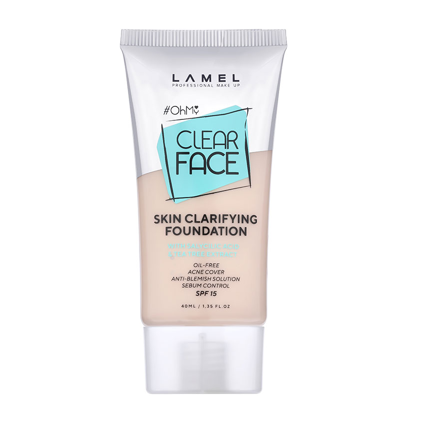 

Крем тональный для лица LAMEL PROFESSIONAL OH MY CLEAR FACE тон 401