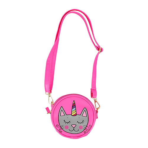 

Сумочка через плечо MISS PINKY неоновая Котик