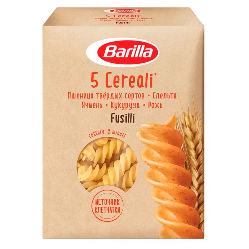 

Макаронные изделия BARILLA Фузилли 5 злаков 450 г