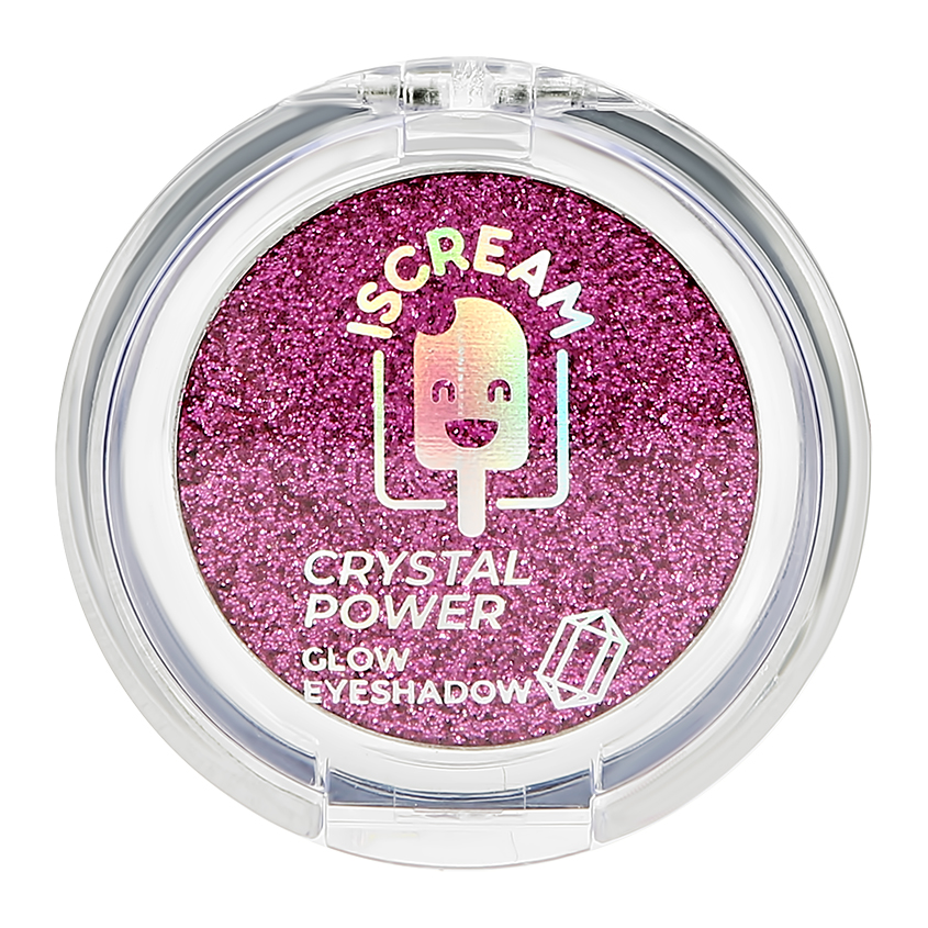 

Тени для век ISCREAM CRYSTAL POWER с эффектом сияния тон 02 amethyst