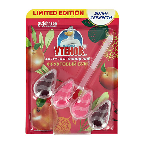 

Подвеска для унитаза ТУАЛЕТНЫЙ УТЕНОК Фруктовый бум
