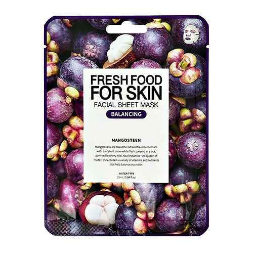 

Маска для лица FRESH FOOD с экстрактом мангустина балансирующая 25 мл