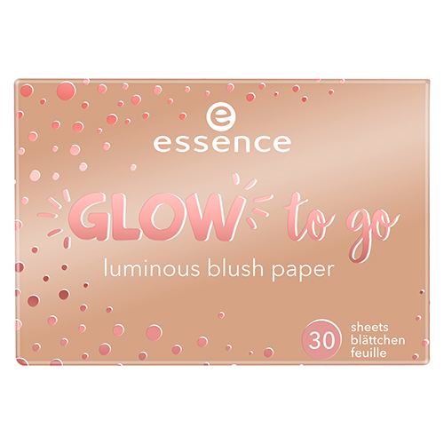 

Румяна для лица ESSENCE GLOW TO GO в бумажных лепестках тон 20
