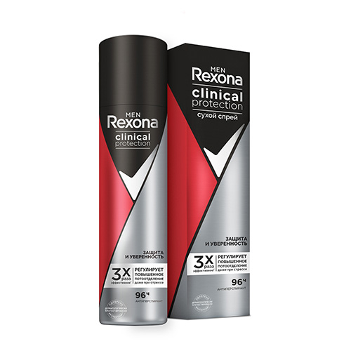 

Део-спрей муж. REXONA MEN CLINICAL PROTECTION Защита и уверенность 150 мл