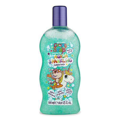 Пена для ванны KIDS STUFF CRAZY SOAP детская с мерцающими пузырьками 300 мл