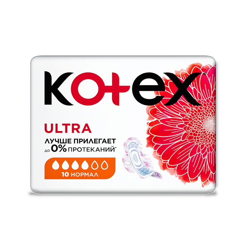 Прокладки ультратонкие KOTEX ULTRA Нормал 10 шт